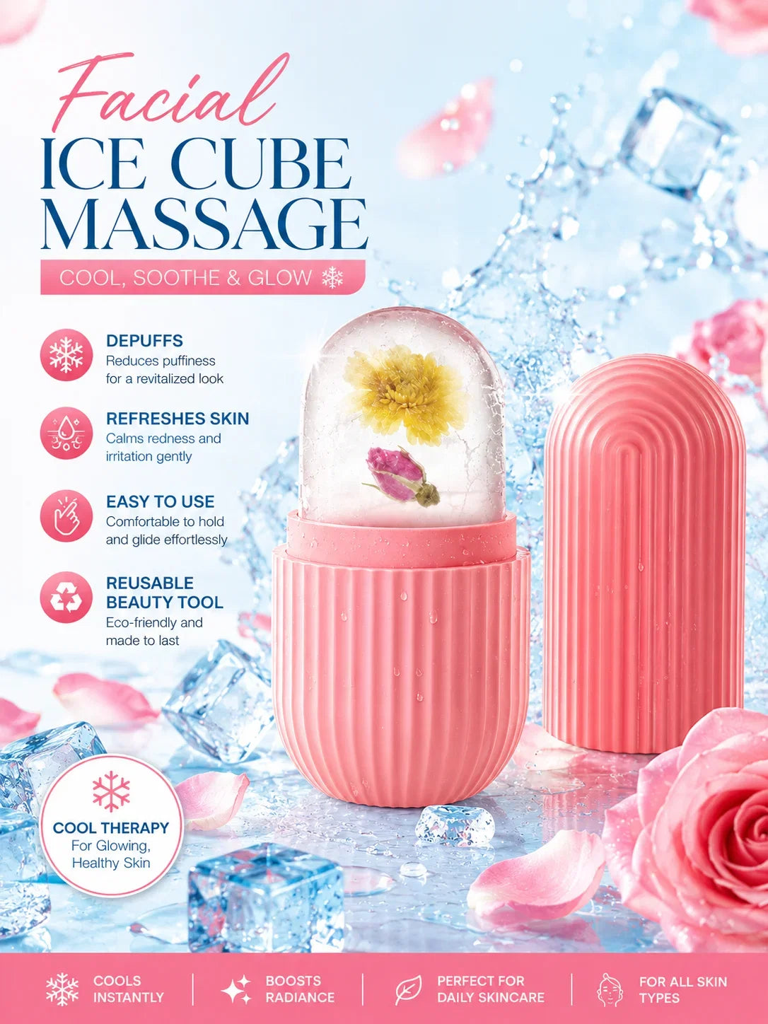 Face Glow Ice Roller