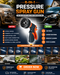 8-in-1 Pressure Water Spray Gun